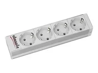 BACHMANN 10Zoll Steckdosenleiste 4x