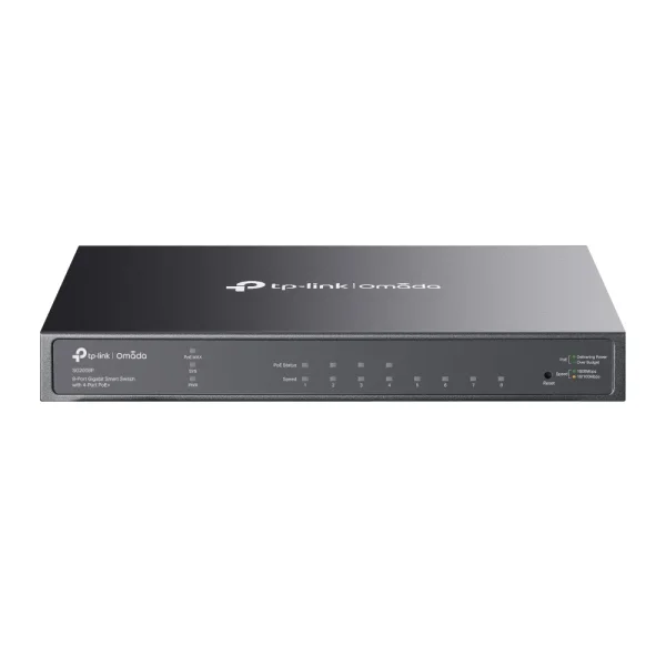 TP-Link Omada TL-SG2008P Managed L2/L2+ Gigabit Ethernet (10/100/1000) Power over Ethernet (PoE) Schwarz