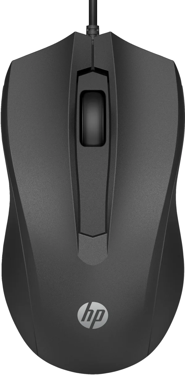 HP 105 Black Wired Mouse - Maus