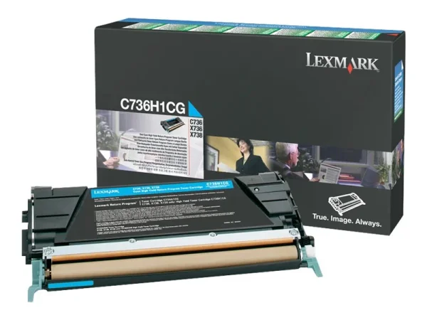 LEXMARK PB-Toner cyan C736 X736 X738