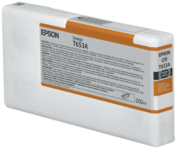 Epson T653A Orange-Tintenpatrone (200 ml)