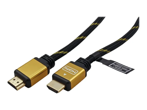 ROLINE GOLD HDMI Kabel mit Ethernet 2m