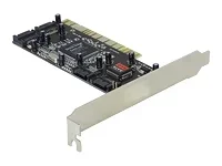 DELOCK Controller SATA, 4 Port mit Raid