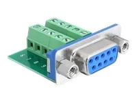 DELOCK Adapter Terminalblock Sub-D 9Pi