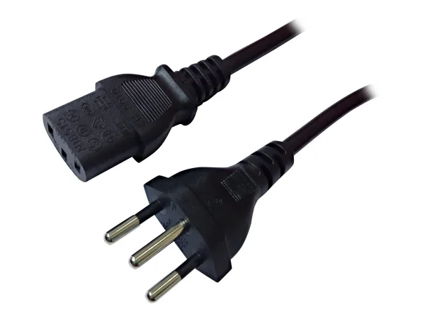 ASSMANN Schweizer Netzkabel schwarz 1,8m