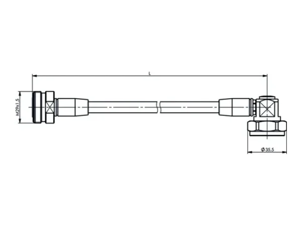 PUC TELE 7-16 Jumper Kabel 3/8z IP67