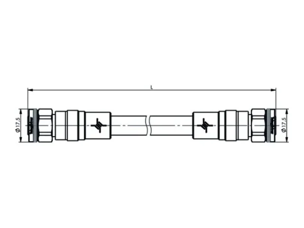 PUC TELE 2.2-5 Jumper-Kabel 3/8z Flex. I