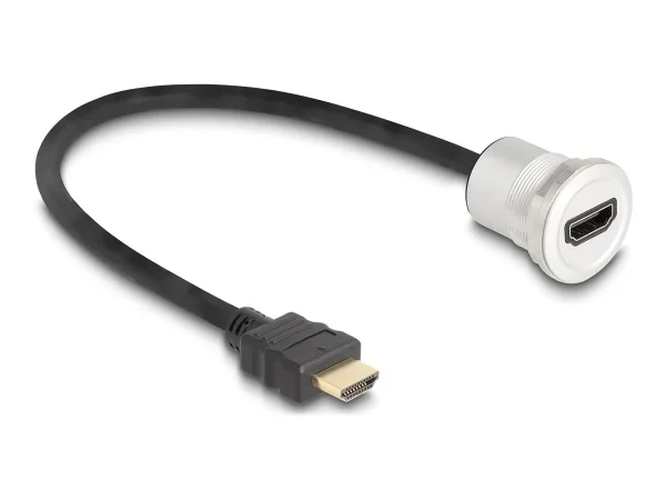 DELOCK HDMI Einbaubuchse 8K 60 Hz mit Ka