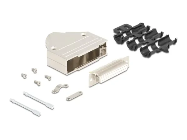 DELOCK Sub-D Steckergehäuse 25 Pin aus M