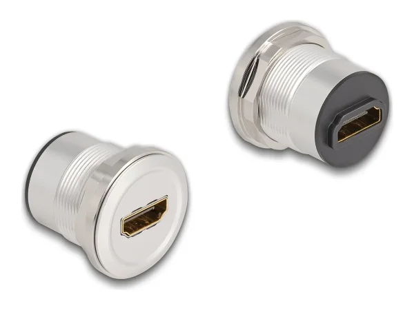 DELOCK HDMI Einbaubuchse 8K 60 Hz Alumin