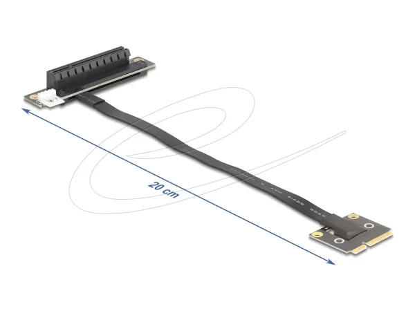 DELOCK Adapter Mini PCIe Stecker zu PCIe
