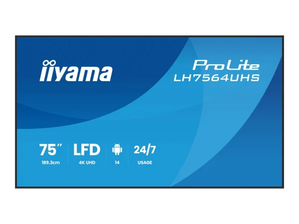 IIYAMA LH7564UHS-B1AG 190,5cm 3840x2160