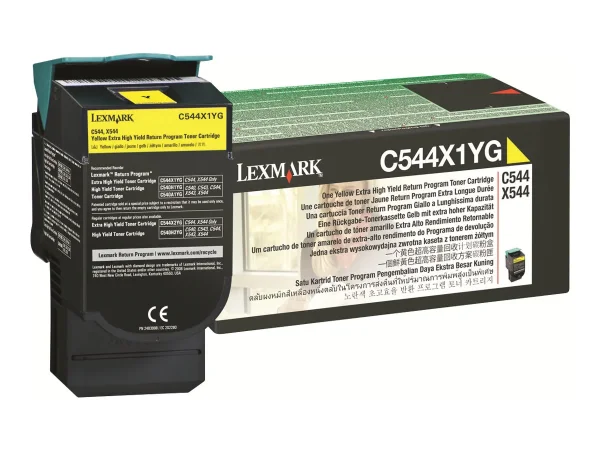 LEXMARK PB Toner gelb C544 4000Seiten