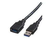 ROLINE USB 3.2 Gen 1 Kabel Typ A- 0,8m
