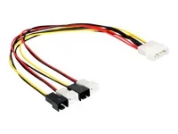 DELOCK Kabel Power Molex 4P m auf 4x2p m