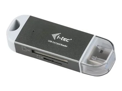 I-TEC USB 3.0 Dual Card Reader Grau