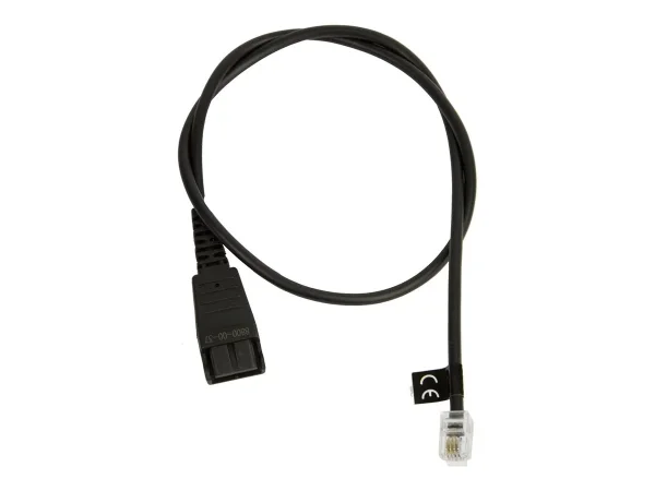 JABRA QD Cord to RJ10 straight 0.5m