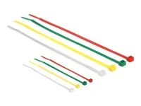 DELOCK Kabelbinder farbig 200 Stk