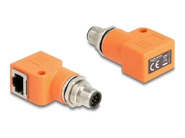 DELOCK M12 Adapter A-kodiert 8 Pin Steck