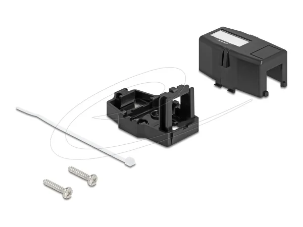 DELOCK Keystone Leergehäuse 1 Port mit m