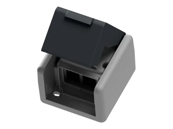 EASYLAN preLink / fixLink AP-Dose grau