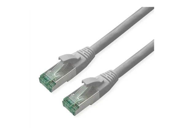 ROLINE RM Patchkabel Kat.6A grau 10m