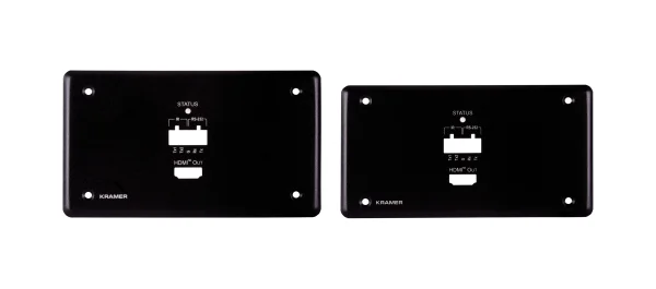WP-789R EU PANEL SET – WP-789R EU/UK Frontblenden-Satz in schwarz für WP-789R Unterputzgerät