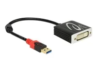 DELOCK kabel USB 3.0 > DVI schwarz