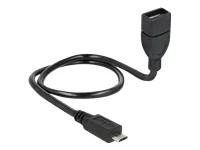 DELOCK Kabel USB 2.0 micro B > USB 2.0 A
