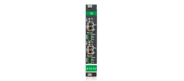 F676-IN2-F34 – 4K60 4:4:4 HDMI over Ultra−Reach MM/SM Fiber Optic Input Card