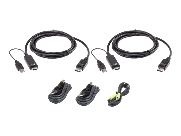 ATEN 2L-7D02UHDPX5 HDMI zu DP KVM