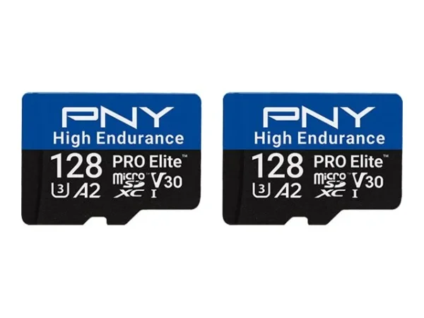 PNY microSD Pro Elite HE 128GB Twin Pack