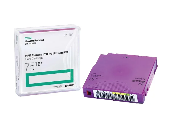 HPE LTO-10 75TB RW Cust Lbl 20 Crtg