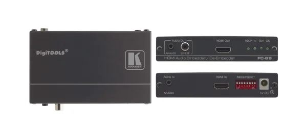 FC-69 – 4K 60 4:2:0 UHD HDMI-Audio Ein- und Auskoppler