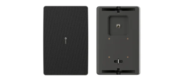 WM-8D – 8” two–way wall mounted PoE powered Dante speaker