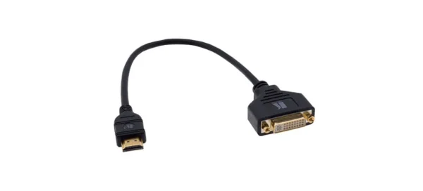 ADC-DF/HM – Adapterkabel DVI-Buchse auf HDMI-Stecker (30 cm)