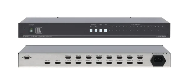 VM-216H – 2x1:16 Umschaltbarer Verteilverstärker für HDMI