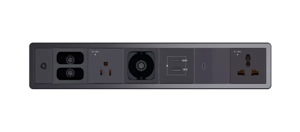 T-IN6-FRAME-A – Table In-Surface, Baseline, Aluminum Frame Rectangle, 6 modules. Includes –Aluminum locking device