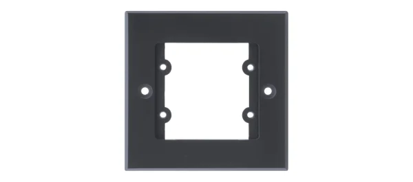 FRAME-1G/US(G) – Rahmen für 3 Wall-Plate Einsätze - einfache Breite (US) - grau