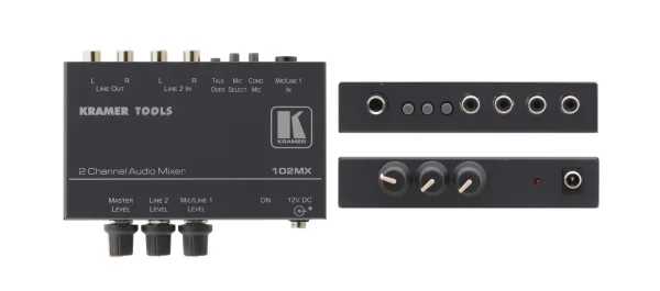 102MX – 2-Kanal Stereo-Audio Mischer
