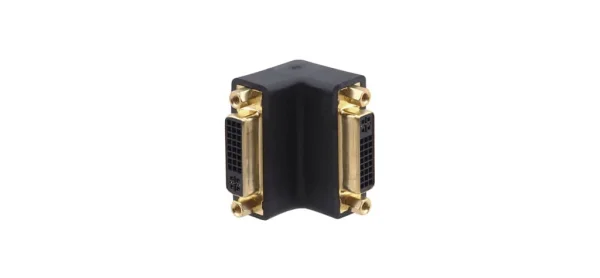 AD-DF/DF/RA – DVI-I Kupplung auf DVI-I Kupplung im 90° Winkel (Gender Changer)