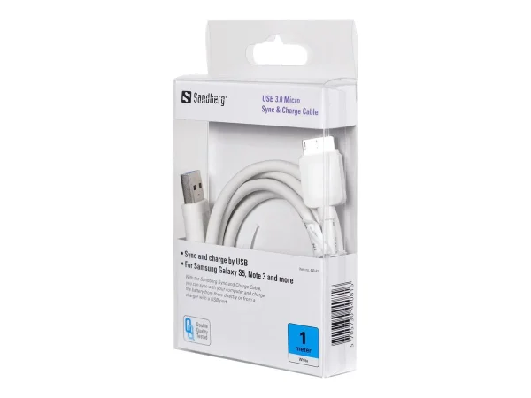 SANDBERG USB3.0 A-MicroB sync/Ladeka. 1m