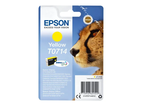 EPSON 1LB T0714 ink cartridge Yellow 6ml