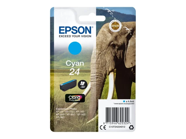 EPSON 1LB ink Singlepack Cyan 24