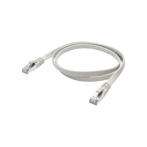 CAT.7/BASIC RJ45<>RJ45 Flachk. gr 1,00m