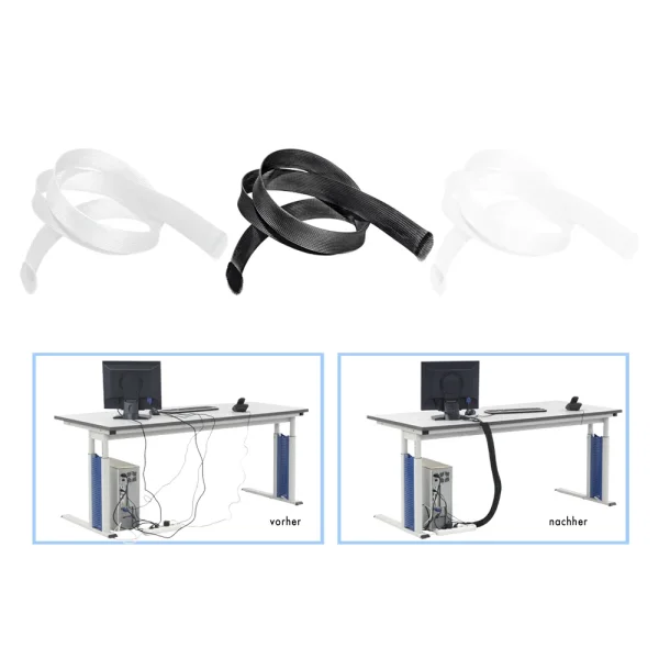 Geflechtschlauch drm 1,9-3,0 cm, offen,