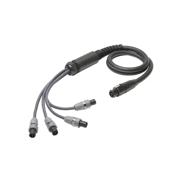 L/S Spleisskabel, schwarz,  5,00m