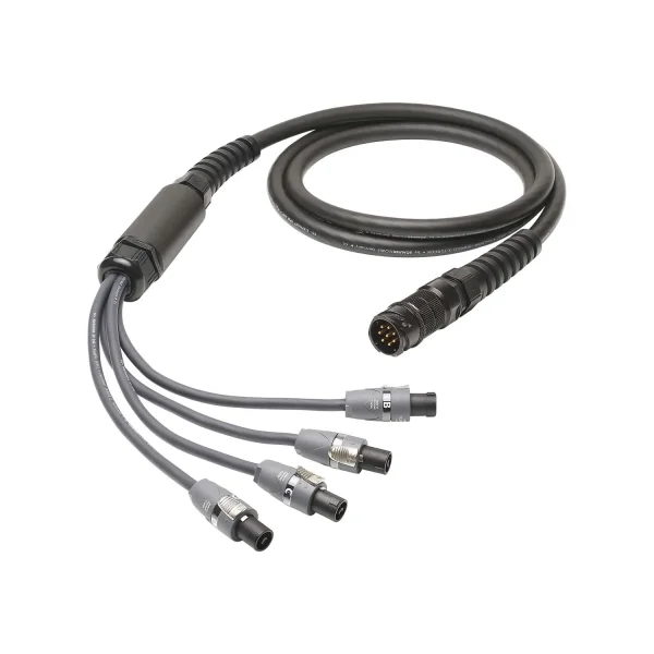 L/S Spleisskabel, schwarz, 10,00m