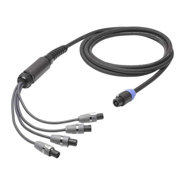 L/S Spleisskabel, schwarz, 20,00m