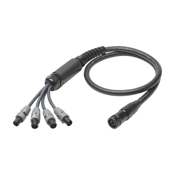 L/S Spleisskabel, schwarz, 10,00m